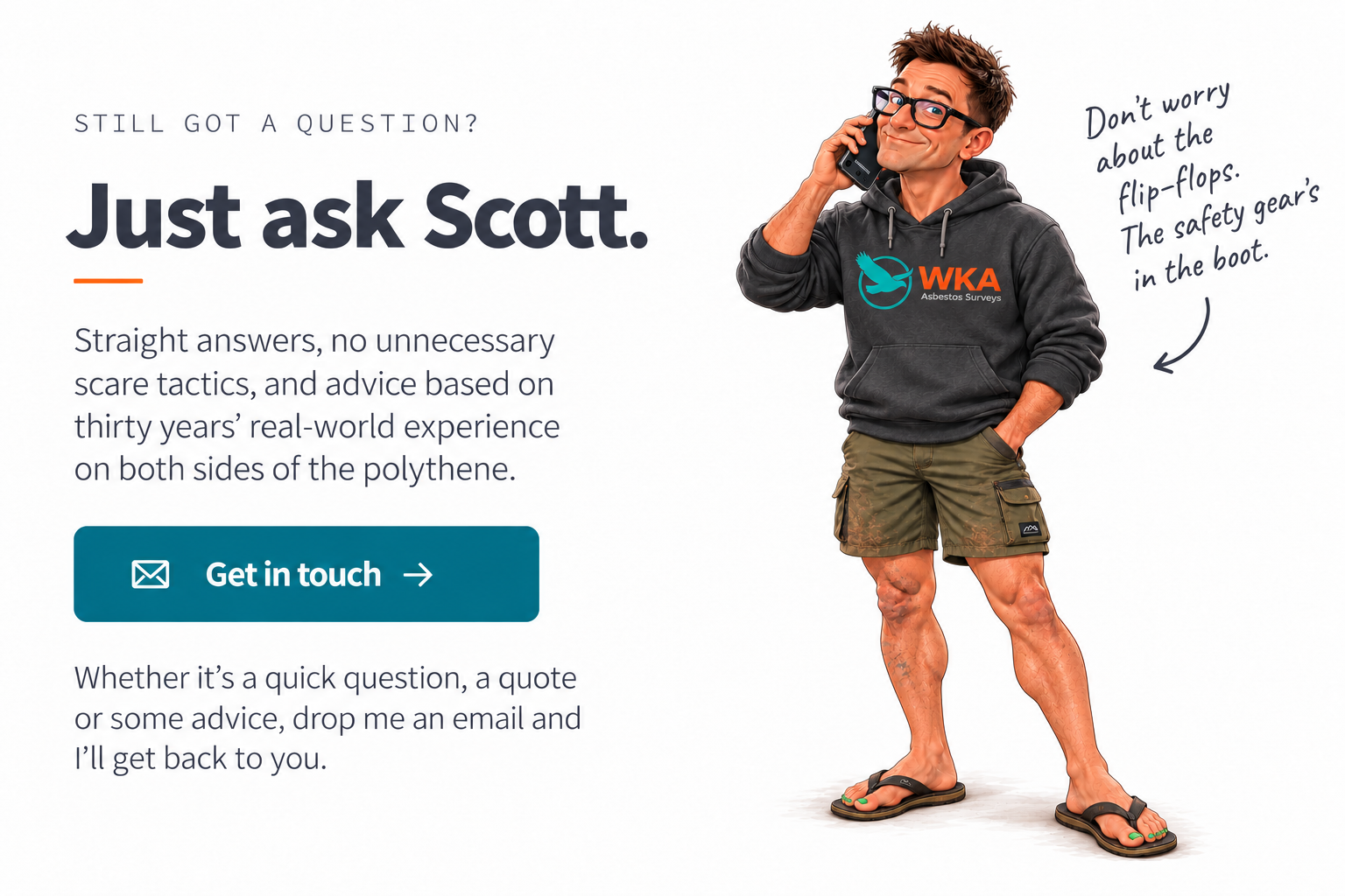 Just ask Scott — straight answers from WKA Asbestos Surveys